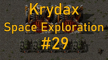 Factorio 1.1 Space Exploration #29 - Cargo rocket automation and scrapalanche