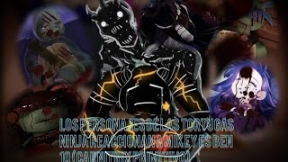 Los Personajes De Las Tortugas Ninja 2012 Reaccionan A Mikey Es Ben 10 Carnitrix Primitivo