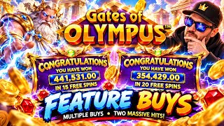 #044 | Gates of Olympus 2500⚡ FEATURE BUYS | Two Massive Bonuses! 👑🔥