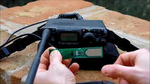 Yaesu FT-817 and our CW Stick