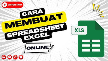Cara membuat spreadsheet excel online | Cara membuat spreadsheet