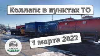 Коллапс в пунктах техосмотра 1 марта 2022