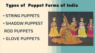 Puppets  of India| Forms of Puppet