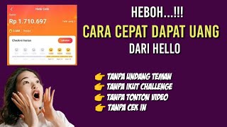 Terbaru  Cara Cepat Dapat Uang dari Hello | Creator Cuan Hello
