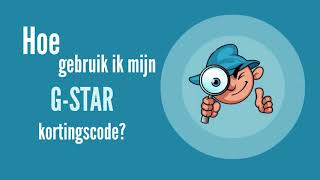 G-star kortingscode: hoe verzilver ik mijn code?