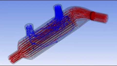 Simulation of Exhaust Gas Re-circulation (EGR) Cooler.