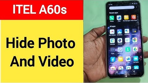 How to show and hide photo and video, Itel A60s me photo hide kaise karen