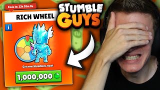 SPINNING THE MOST *EXPENSIVE* WHEEL IN STUMBLE GUYS! screenshot 2