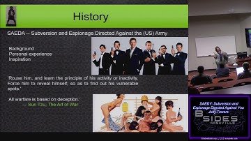 BSides Nashville 2018 Red 03 SAEDY Subversion and Espionage Directed Against You Judy Towers