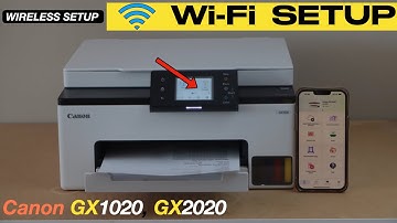 Canon Maxify GX1020, GX2020 WiFi Setup, Connect To Router & Add in SmartPhone, Wireless Print Test.