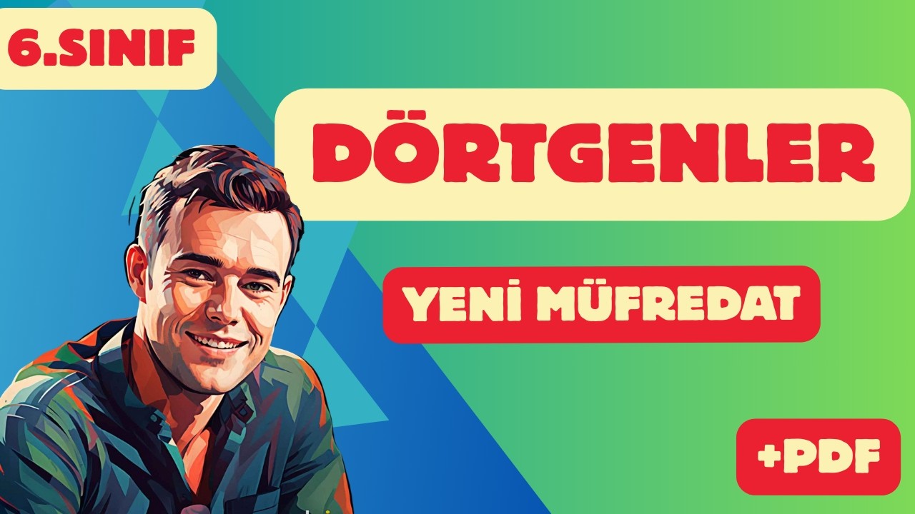 6.Sınıf Matematik | Dörtgenler #dörtgenler #çokgenler #yenimüfredat #6sınıfmatematik