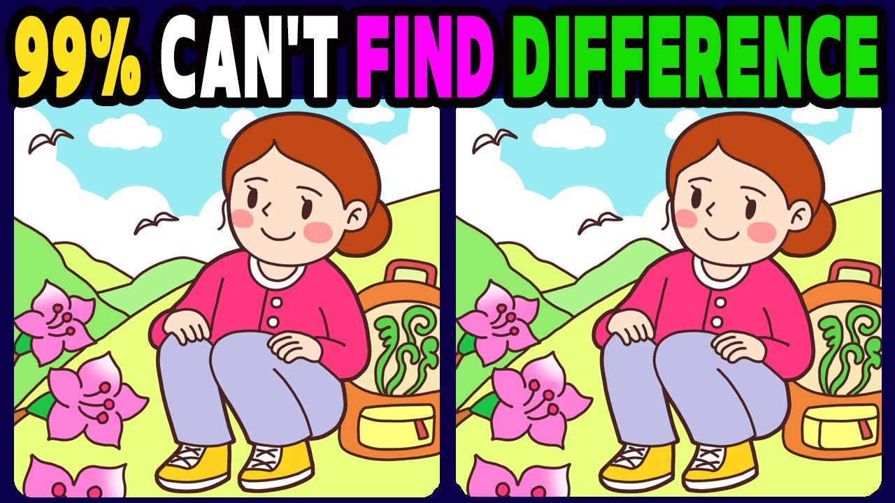 Spot  Find The DifferencesCan You Spot The 3 Differences Challenge For Your Brain 489