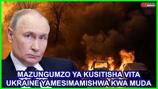 URUSI YATANGAZA KUSITISHA MAZUNGUMZO YA USITISHAJI WA VITA KATI YA UKRAINE NA URUSI