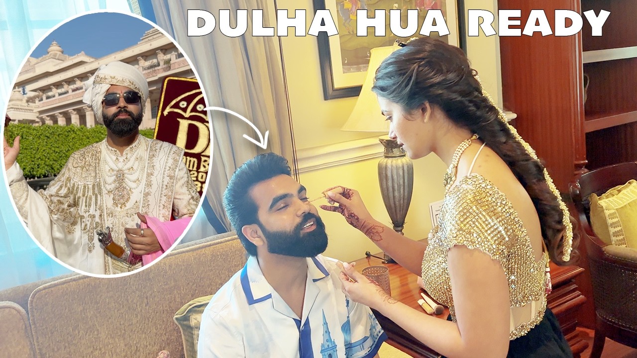 Shaadi day 😍 || Kirti ne kara Karan ko Ready || Shadi Vlog ❤️