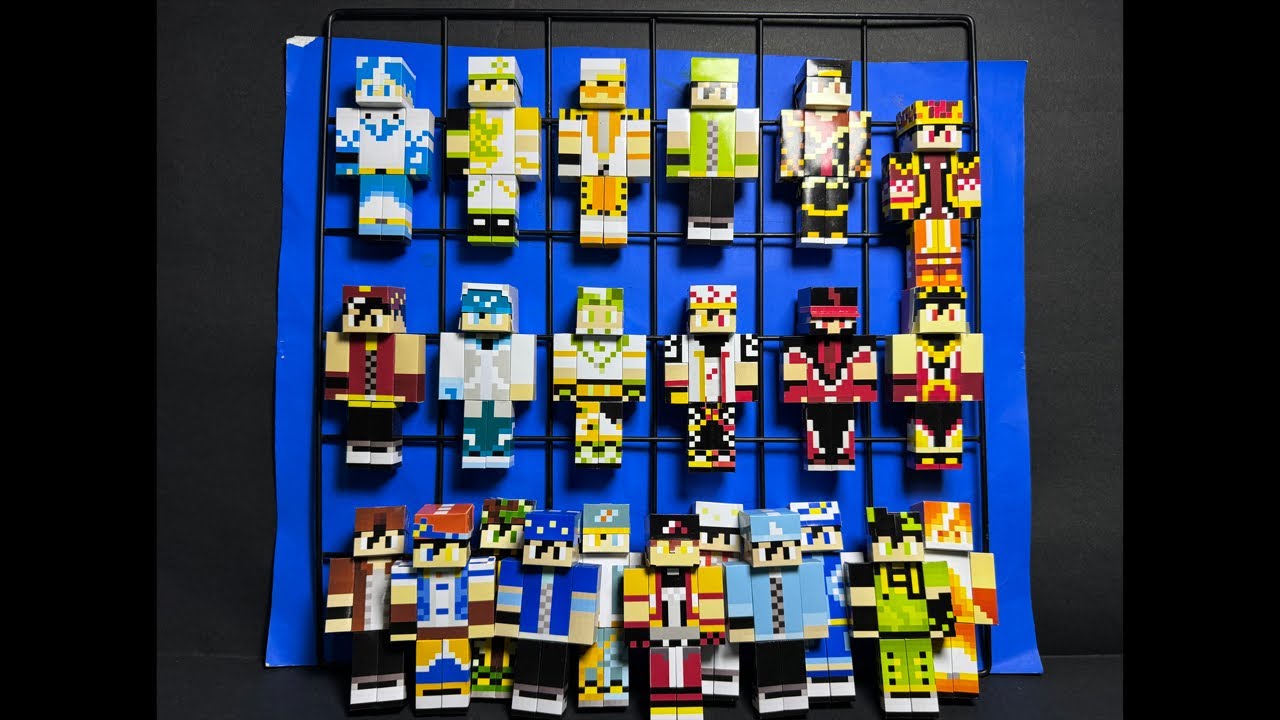 Cutting Papercraft Minecraft 