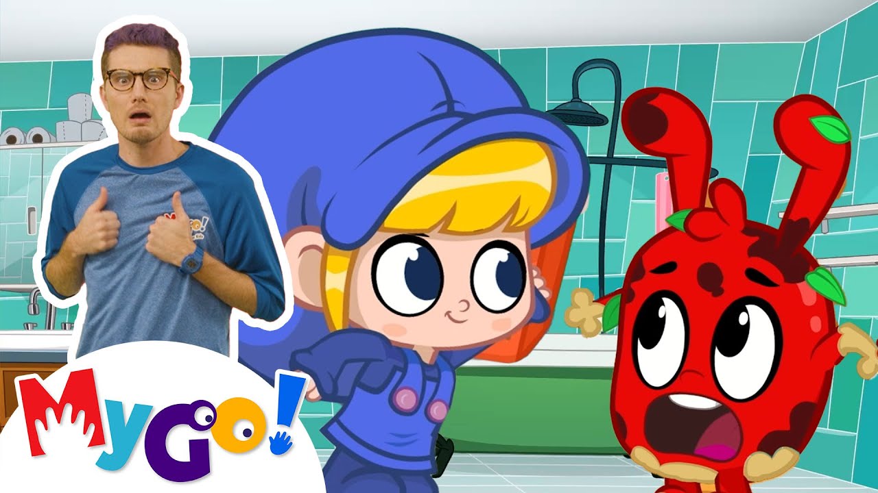 Morphle Takes A Bath | MyGo! Sign Language For Kids | @MorphleTV | ASL