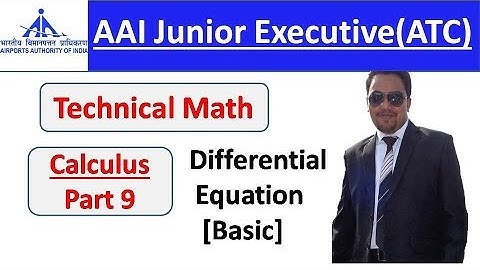 AAI ATC | MATH Calculus Part 9 Differential  Equation by Akhilesh Sir | SpeedUp Education