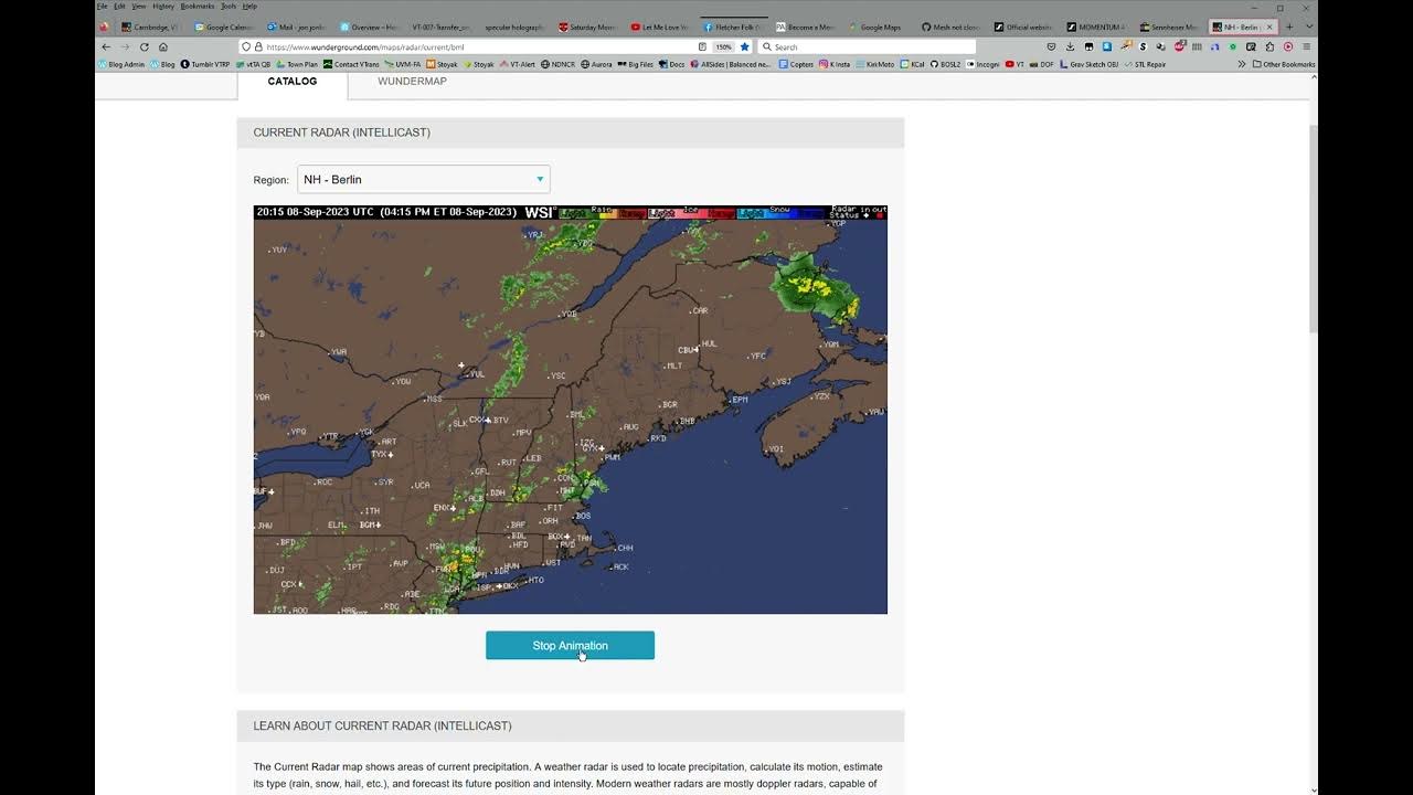 Intellicast weather underground radar animation screw up youtube