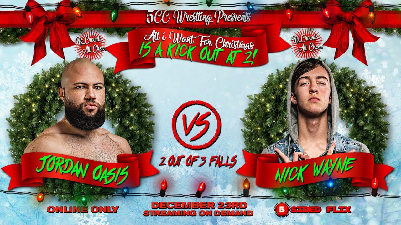 FREE: Jordan Oasis vs Nick Wayne - 2 Out of 3 Falls match | 5CC Wrestling