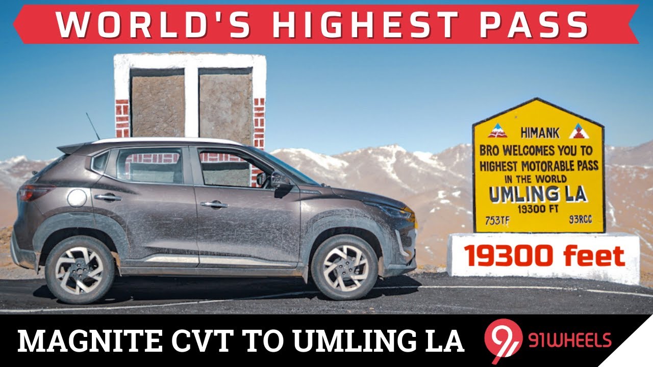 To Umling la pass with Nissan Magnite CVT || Beyond Leh, in Eastern Ladakh || World's highest road