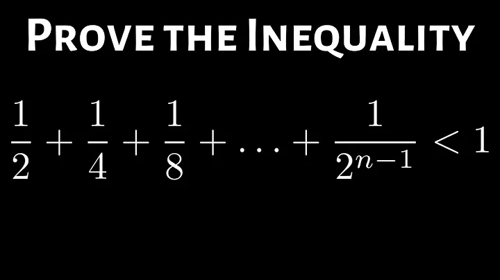 Prove that 1/2 + 1/4 + 1/8 + ... + 1/2^(n - 1) is less than 1