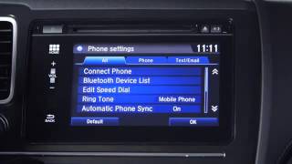 Honda Display Audio  Customize Settings and How to Set the Clock