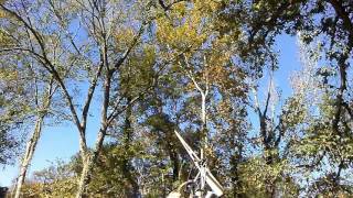 SloMo Longer Sling 0 elevation. Geared Whipper from Texas Trebuchet