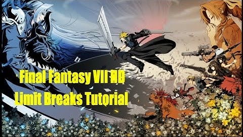 Final Fantasy VII HD PS4 Limit Break Tutorial