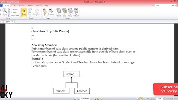 UML Notation| IS A Relationship| Implementation of Inheritance|Lec 22 CS304 OOP C++| Urdu/Hindi