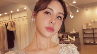 [ENG/JPN] 꿀팁 가득🍯셀프 웨딩 메이크업👰🏻+청담동 핫한 드레스샵에서 피팅까지!👗 | SELF WEDDING MAKEUP | DRESS TOUR | 재유JEYU