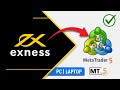  how to link or connect exness broker to metatrader 5 mt5  pc or laptop