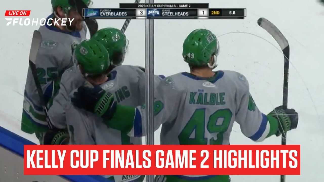 Kelly Cup Finals Game 2 Highlights Florida Everblades Take 2-0 Series Lead Over Idaho Steelheads