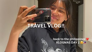 TRAVEL VLOG!! going back to the Philippines! | VLOGMAS DAY 2 | lyn doc