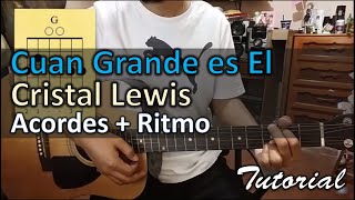 Video thumbnail of "Cuan grande es El tutorial con guitarra acustica | How Great Thou Art guitar lesson"