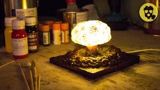 🔥 "NUCLEAR EXPLOSION"   DIY luminaire from epoxy resin.