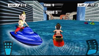 Ganesh SpeedBoat Race Android Gameplay HD screenshot 2
