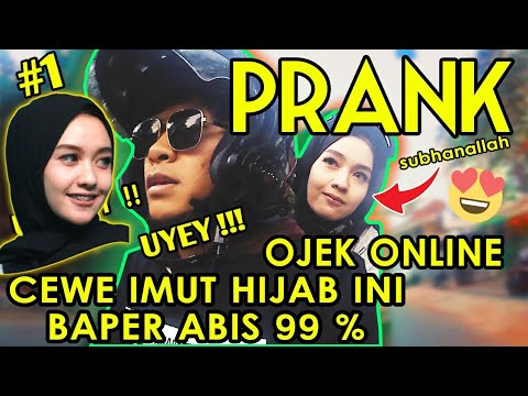 PRANK OJOL PART #1 CEWE IMUT HIJAB INI BAPER ABIS 99% JOMBLO TISSU SIAPIN ADA ?