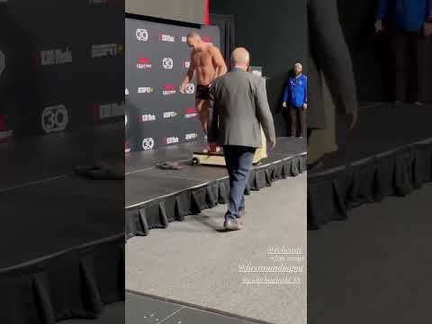 ⚡ Mateusz RĘBECKI twarzą w twarz z rywalem przed debiutem na #UFCVegas67