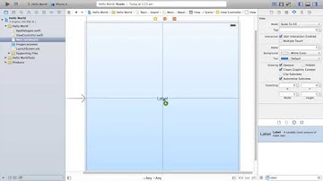 Xcode 6 Tutorial: How to make your first "Hello World" App