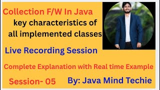 Information Collection in Java | Common characteristics of all implemented classes | By Amit Guide