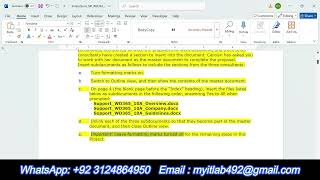 New Perspectives Word 365 | Module 10: SAM Project A | Evergreen Consultants