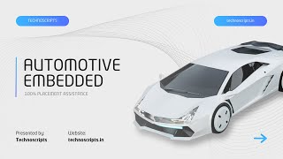 Automotive Embedded Course In Pune 100% Placement Support Job Oriented Training Technoscripts