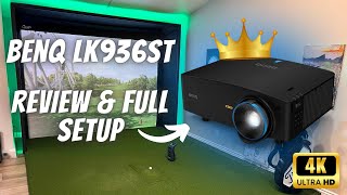I Installed a BenQ LK936ST 4K Projector In My Golf Sim! You Have To See This New 3D SimPlanner Tool!