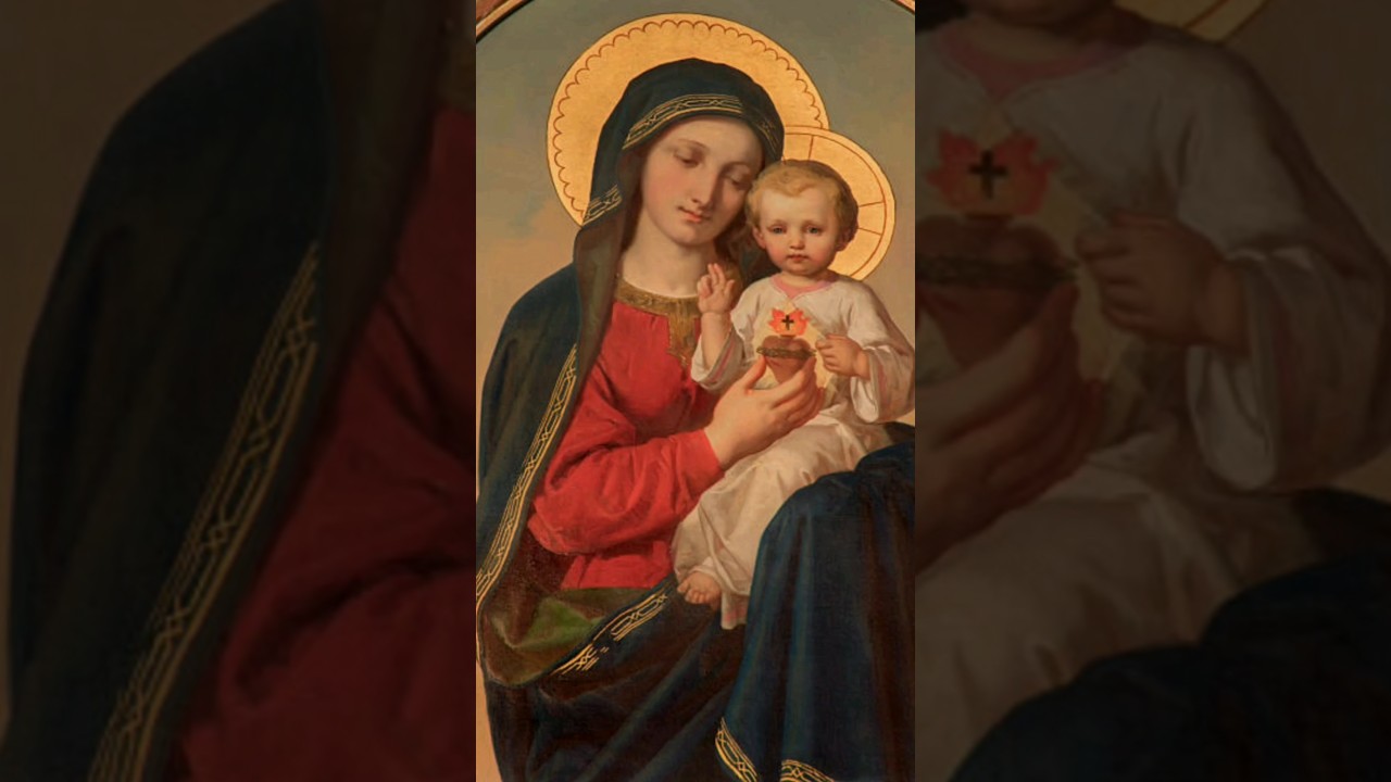 A Blessed New Year to you! ✝️🙏 #avemaria #catholicprayer #jesusmaryjoseph #nye #newyear #shorts