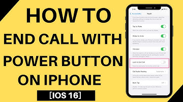 iOS 16.5 - How to End Call With Power Button (Lock Screen) On iPhone