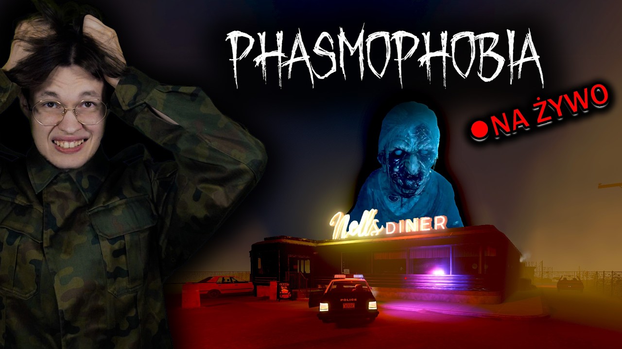 🔴Niedziela z duchami👻⚜️[Na żywo]🔴Phasmophobia😱 [Lektor PL]