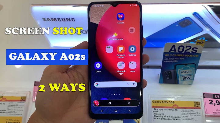 How to take screenshot on samsung a02s