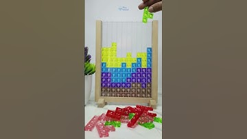 PLAYING COLORFULL TETRIS BLOCKS PUZZLE ASMR