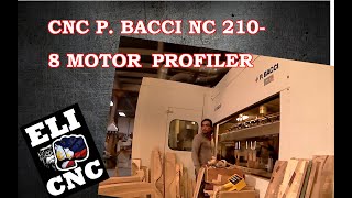 CNC P. BACCI N210  - 8 MOTOR PROFILER CHAIR MAKING  //  ELI CNC XYZ 3D
