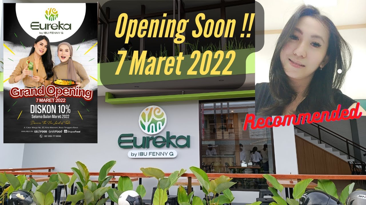 Jadi Tamu Pertama di Restaurant EUREKA by Bu Fenny G || Bersama Vina